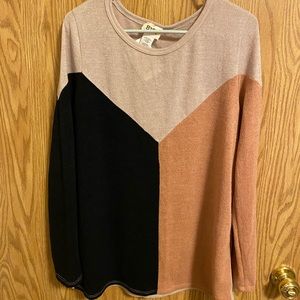 Block colored sweater